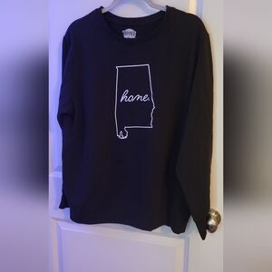 Black Alabama Home Sweatshirt Size: L